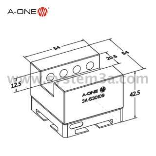 Support en acier R U20 3A-530109